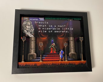 Castlevania - Symphony of the Night - 8x10 3D Shadow Box!