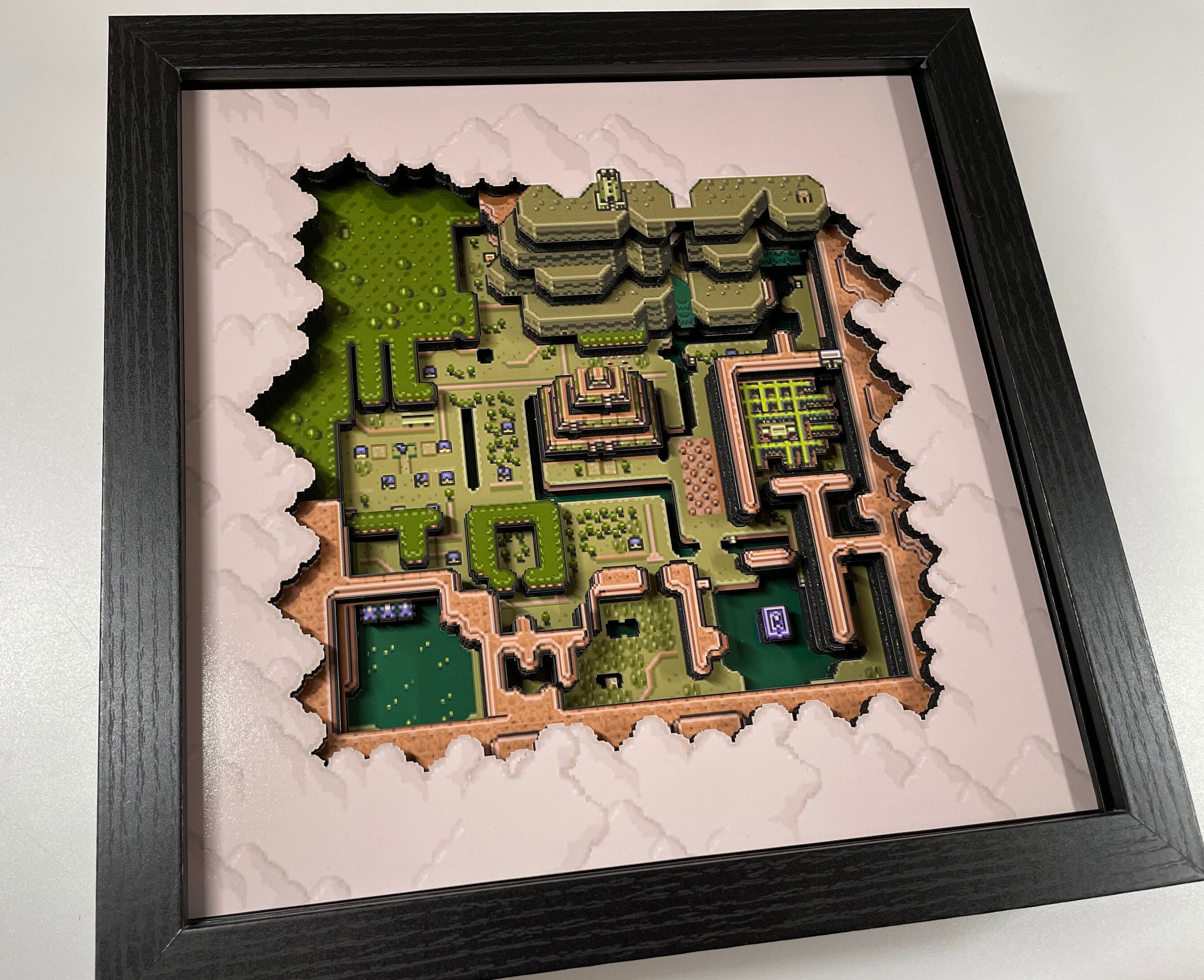 The Legend of Zelda: Ocarina Of Time 9in x 11in 3D Shadow Box | GameStop