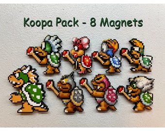 Mario Bros 3 Magnets - 8-Magnet Koopa Pack - Nintendo Super Mario Brothers