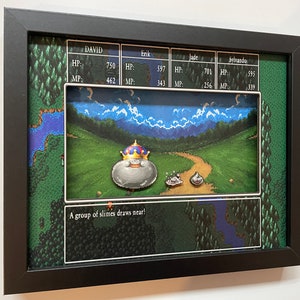 Dragon Quest Slime Family 3D Shadow Box!