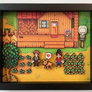 Stardew Valley 3D Shadow Box! - Customization Available!