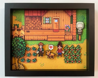 Stardew Valley 3D Shadow Box! - Customization Available!