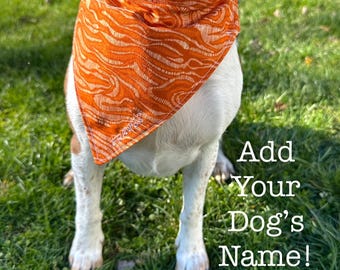 Personalized Dog Bandana | Handmade Cotton Slip-On Bandana