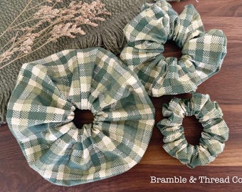 Handmade Scrunchies | Thin Scrunchies | Oversized Scrunchies | Gift for Her | Stocking Stuffer | Hair Accessories