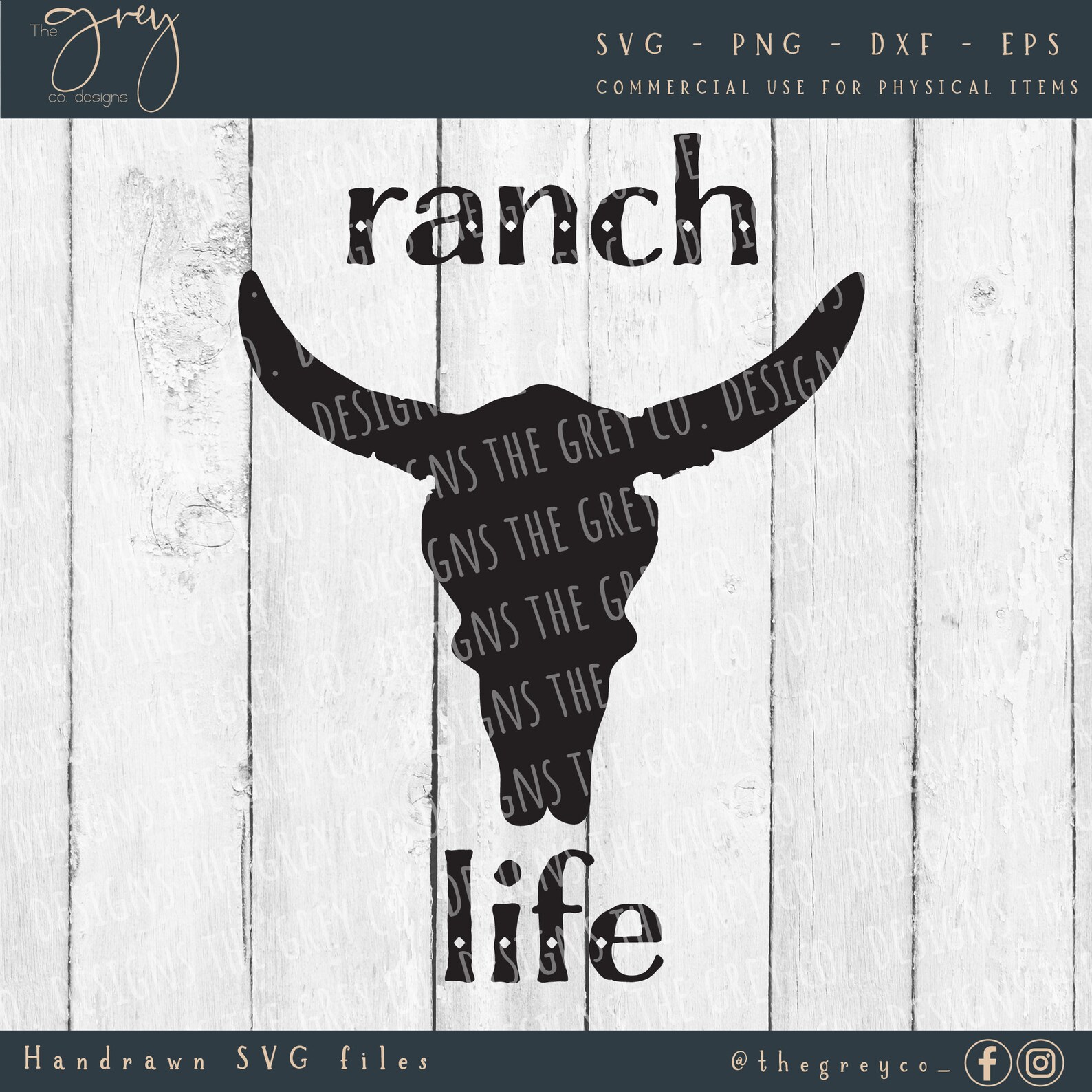 Ranch Life SVG SVG Farmhouse Sign SVG Ranch Svg Home Etsy