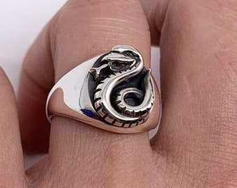 Malfoy Badge Ring Wizard Ring Magician Snake Ring Magician Wizard Cosplay Jewelry