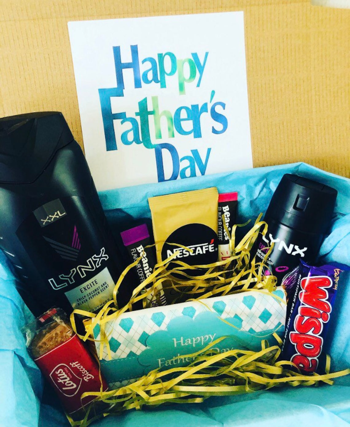 Dad birthday hamper/Dad gift box/ daddys gift/step dad gift Etsy