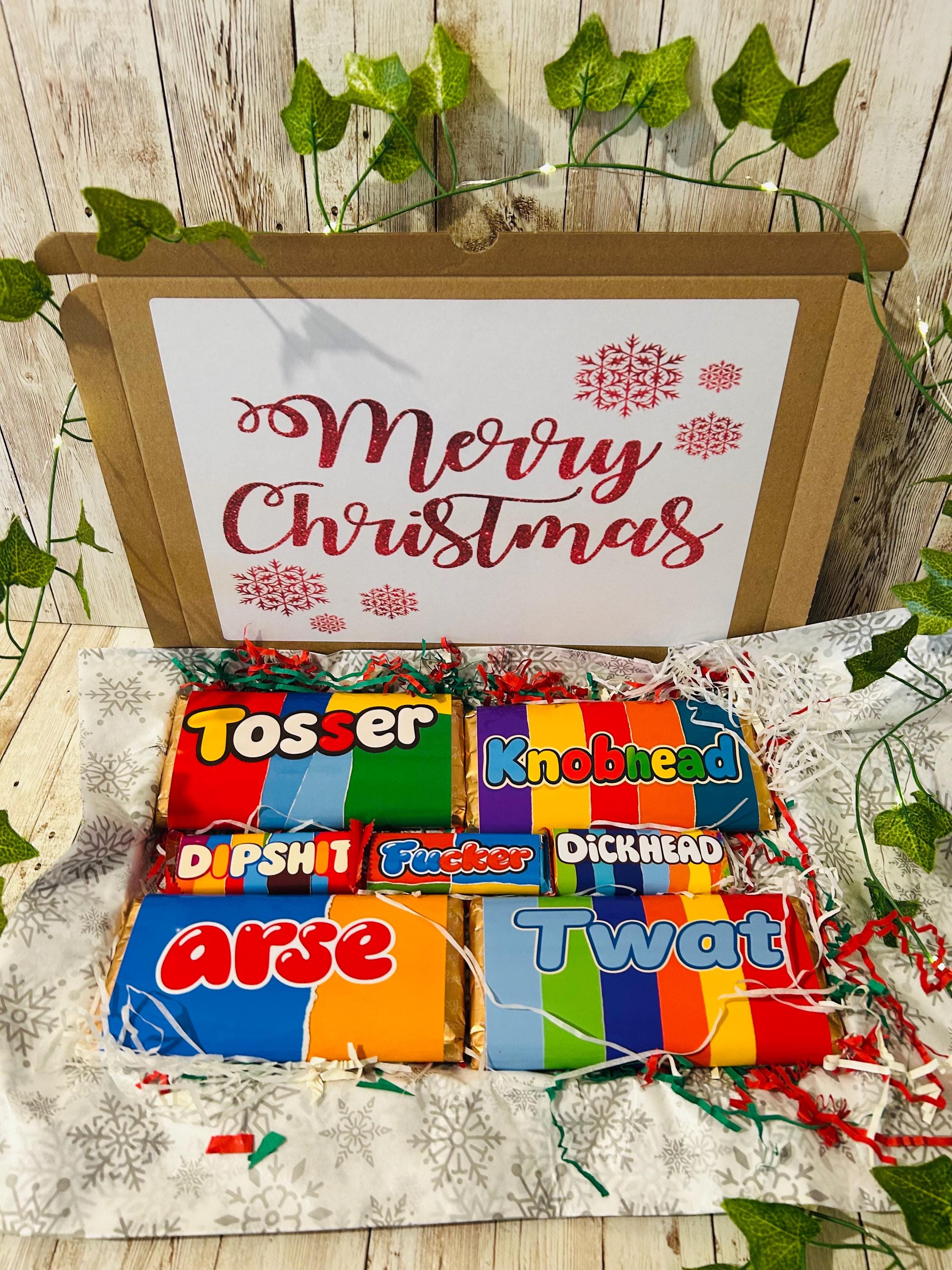 Printable Rude Box Rude Novelty Chocolate Gift Box: Birthday, Christmas, Joke ...
