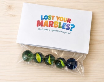 Lost Your Marbles, Birthday, Joke Gift, Novelty Gift, Prank, Christmas