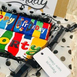 40th Birthday Gift, Chocolate Bar gift, Milestone Birthday, forty, fortieth, Novelty Selection Box image 10