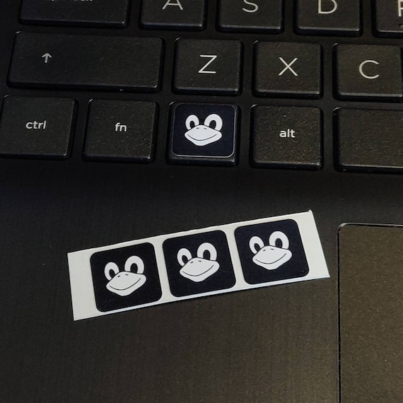 Tux Face Keycap Keyboard Overlay Stickers x3 Aufkleber für - Etsy.de