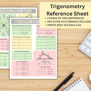 Naslagbladen trigonometrie