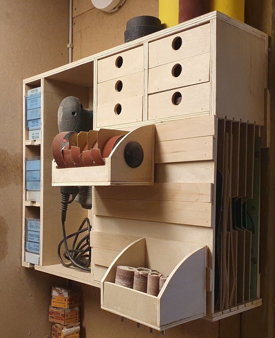 DIY Ultimate Sanding Storage // Organization Etsy