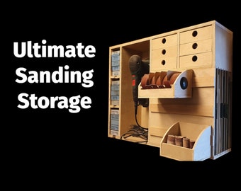 Multi Purpose Sandpaper Storage Cabinet – Free Woodworking Plan.com
