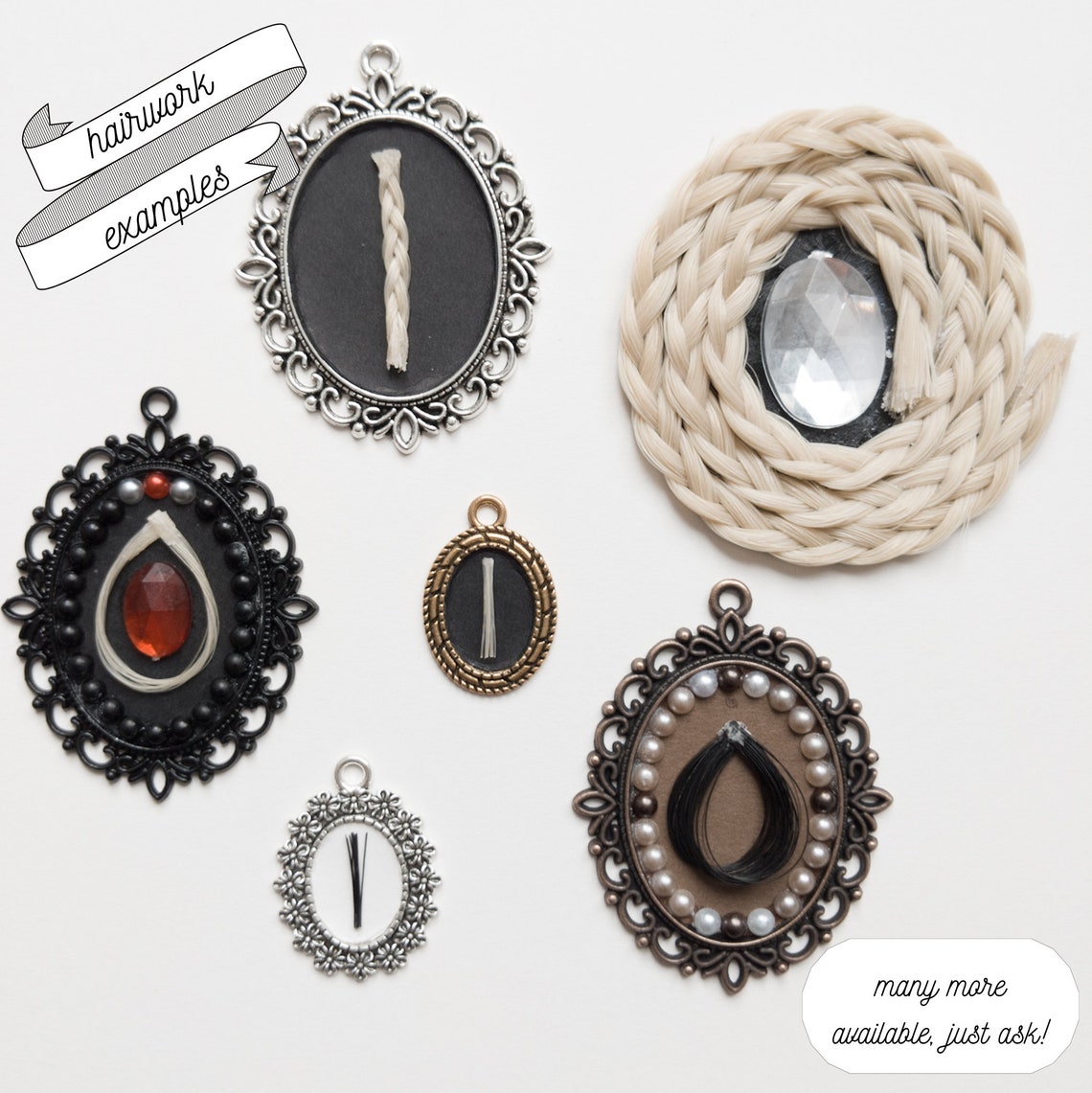 Hair Keepsake Jewellery Memorial Pendant Etsy