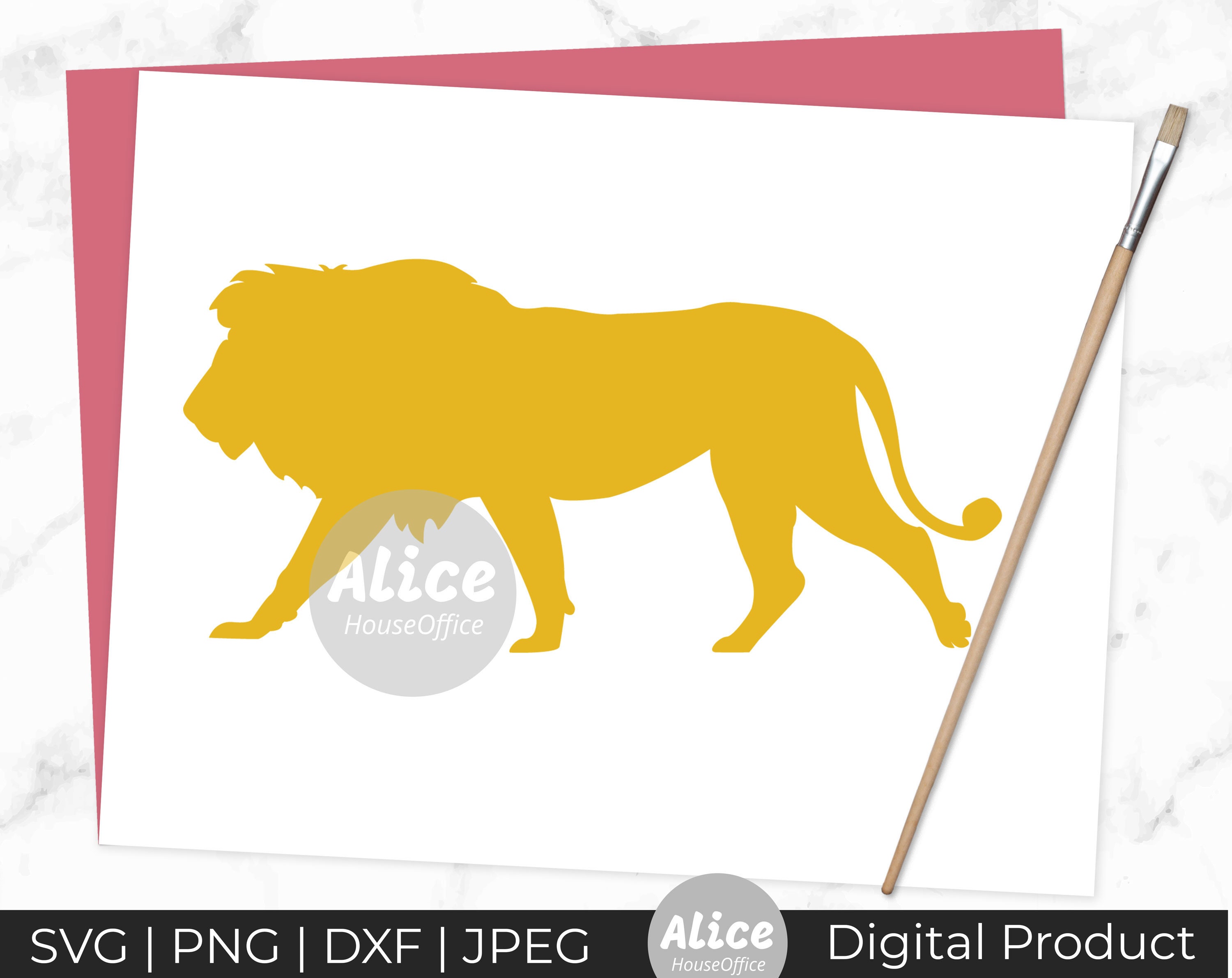 Free Free 118 Cute Lion Silhouette Svg SVG PNG EPS DXF File