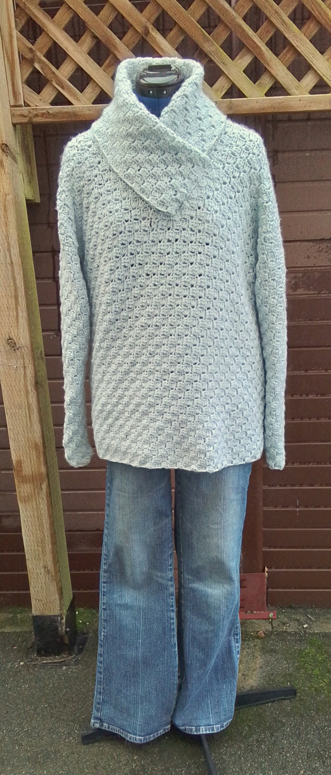 ladies shawl collar jumper