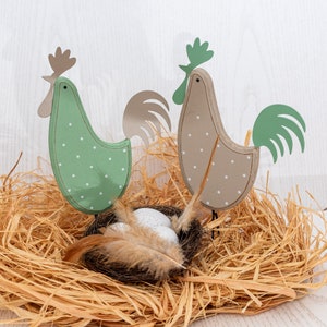 Birds metal set of 2 for standing decoration spring bird decoration garden decoration garden decoration summer Easter country style garden decoration
