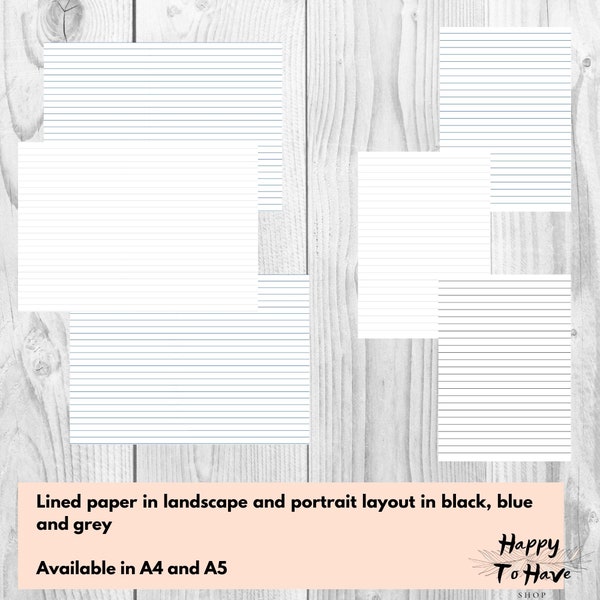 primary writing paper with dotted lines Digital Download Writing Paper, Journal Template, Journal Notebook Printable, Dot Grid, Landscape Lined Junk Journal Kit PDF