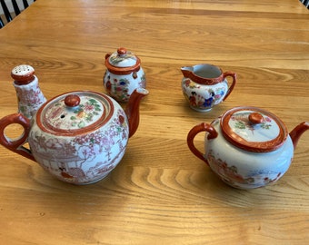 Fabulous 1940's Japanese Tea Set / Luncheon Set - Japanese