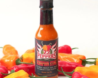 Trinidad Scorpion Hot Sauce, Scorpion. Pepper Sauce, Hottest Pepper Sauce, Badass Gift