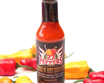 Smoky Habanero Pepper Hot Sauce. Pepper Sauce. Hotsauce, Smoked Pepper Sauces