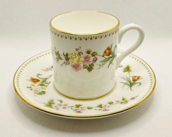 Wedgewood “Mirabelle” Demitasse Cup and Saucer