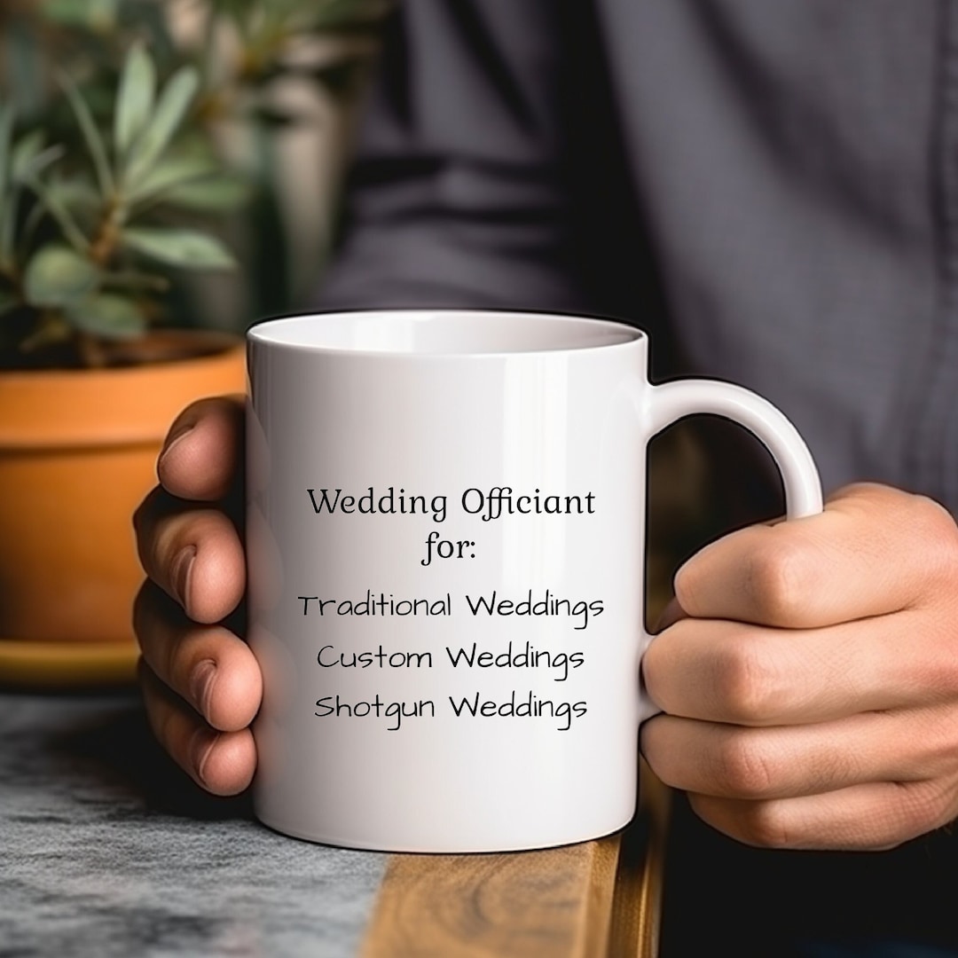 Funny Officiant Gift, Cute Officiant Mug, Pastor Appreciation Gift