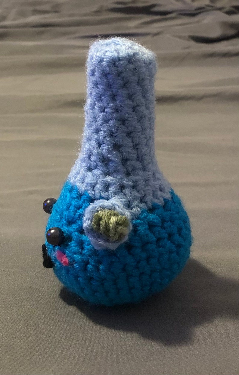 Crocheted 420 BongPipe Plushie with Lighter