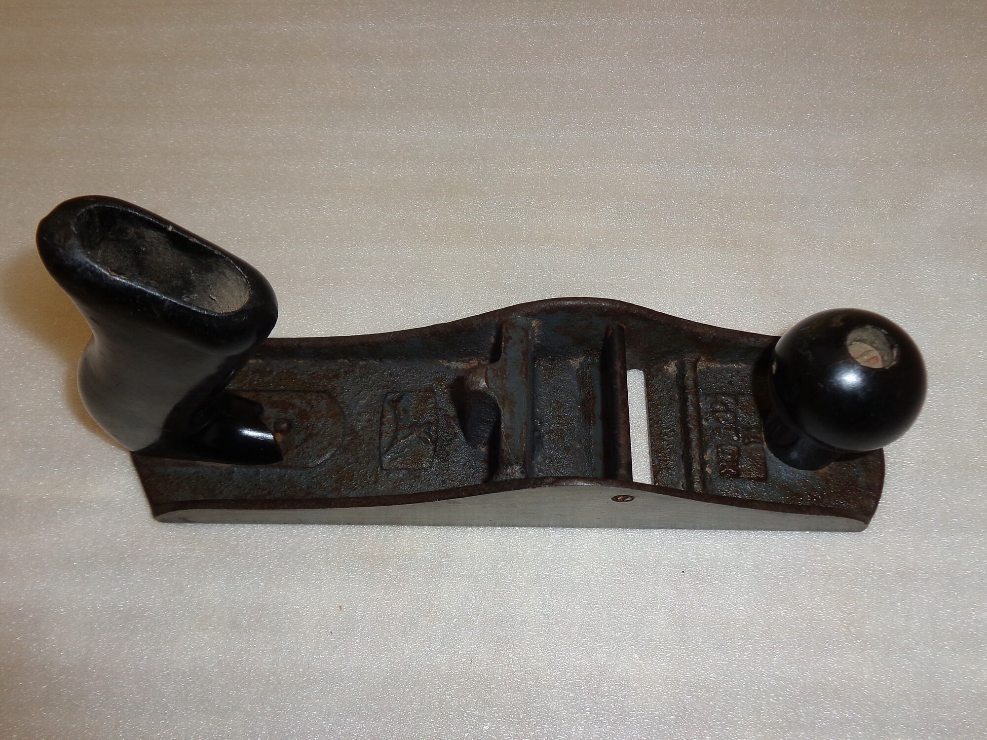 Vintage Soviet Metal Body Hand Plane CCCP Smooth Bottom Iron Scrub Fore