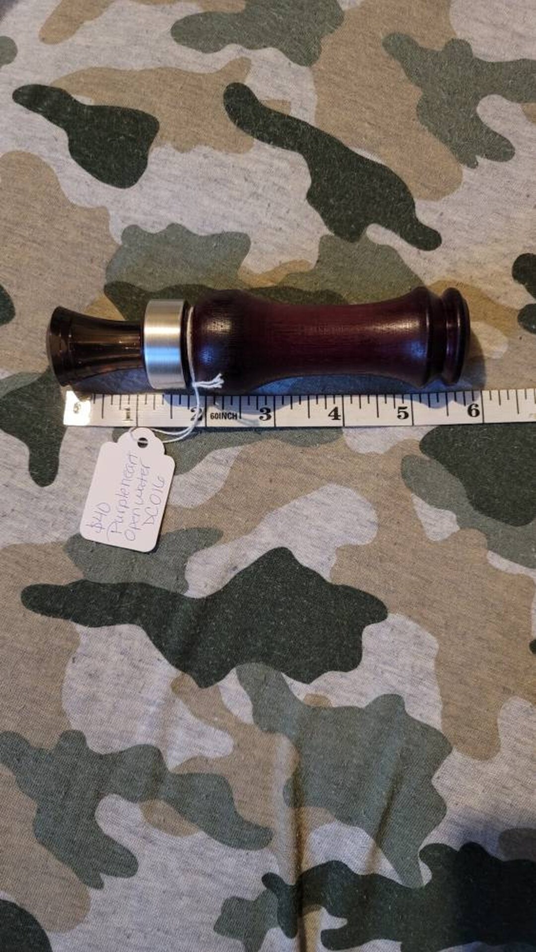 Handturned Purpleheart Openwater Duck Call Etsy