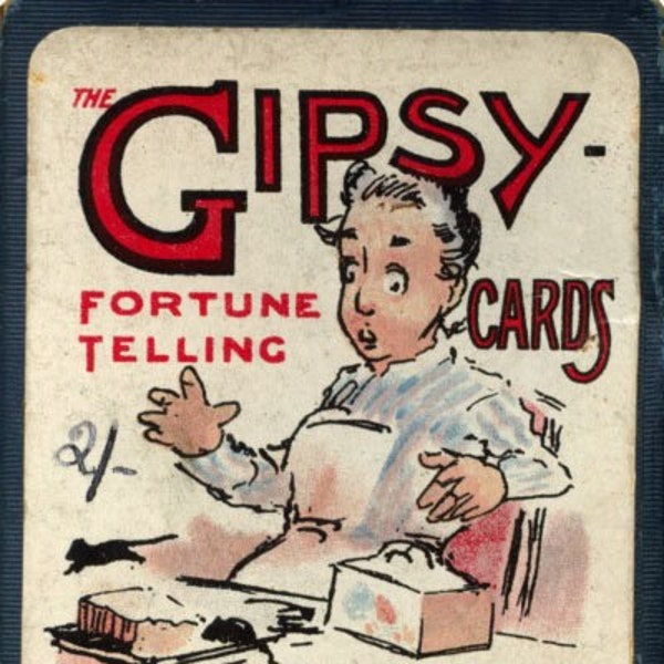 Gipsy Fortune Telling Cards | DIGITAL ONLY | Tarot | No Guide Nook | Full Deck | Vintage | Ephemera | Stickers | Scrapbook | Journal