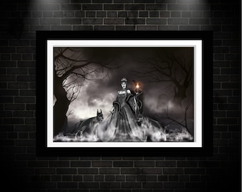 Hekate | Digital Art Print | A4 | OOAK | DIGITAL ONLY | Witchcraft | Pagan | Wicca | Hecate | Greek Goddess