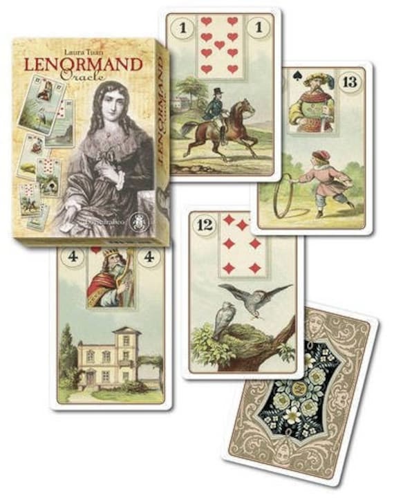 Lenormand Dondorf Tarot Deck DIGITAL ONLY No Guide Book Full Deck Ephemera  Journaling Vintage Witchcraft Pagan Wicca -  Denmark