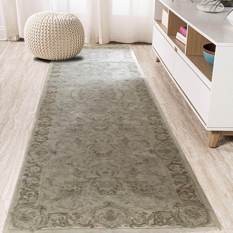 Laura Ashley Runner/Hall WOOL/COTTON 67x240 Taupe/Beige Etsy