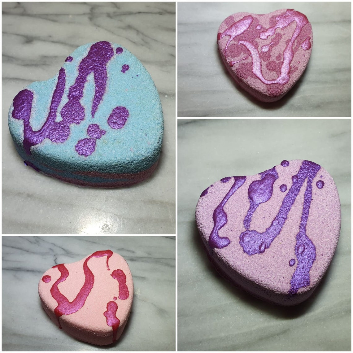 Heart Bath Bomb 180g | Etsy