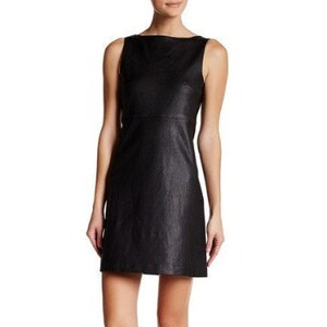 Damen & Mädchen 100% echtes weiches Lammfell Leder Neu Designer Bodycon Leder Kleid Slim-fit