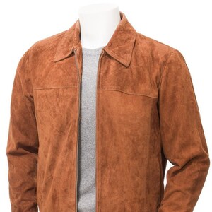 Hommes & Garçons 100% Authentique Haute Qualité Doux Chèvre Daim Cuir Nouveau Designer Moto Motard Slim fit Veste en Cuir