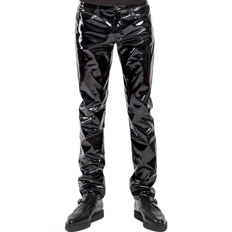 65 Best Patent Leather Pants Outfit Images in August 2023