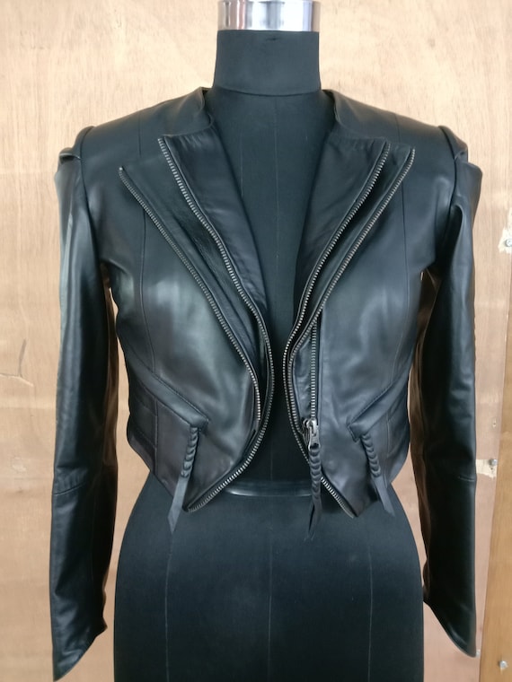 Women & Girls 100% Real Lambskin Leather Cropped Motor Bolero - Etsy