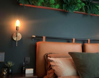 Genuine Leather Headboard Cover: Wall Hang Headboard Cushion