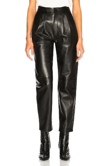 Vegan Leather HighWaisted Trousers Fabletics