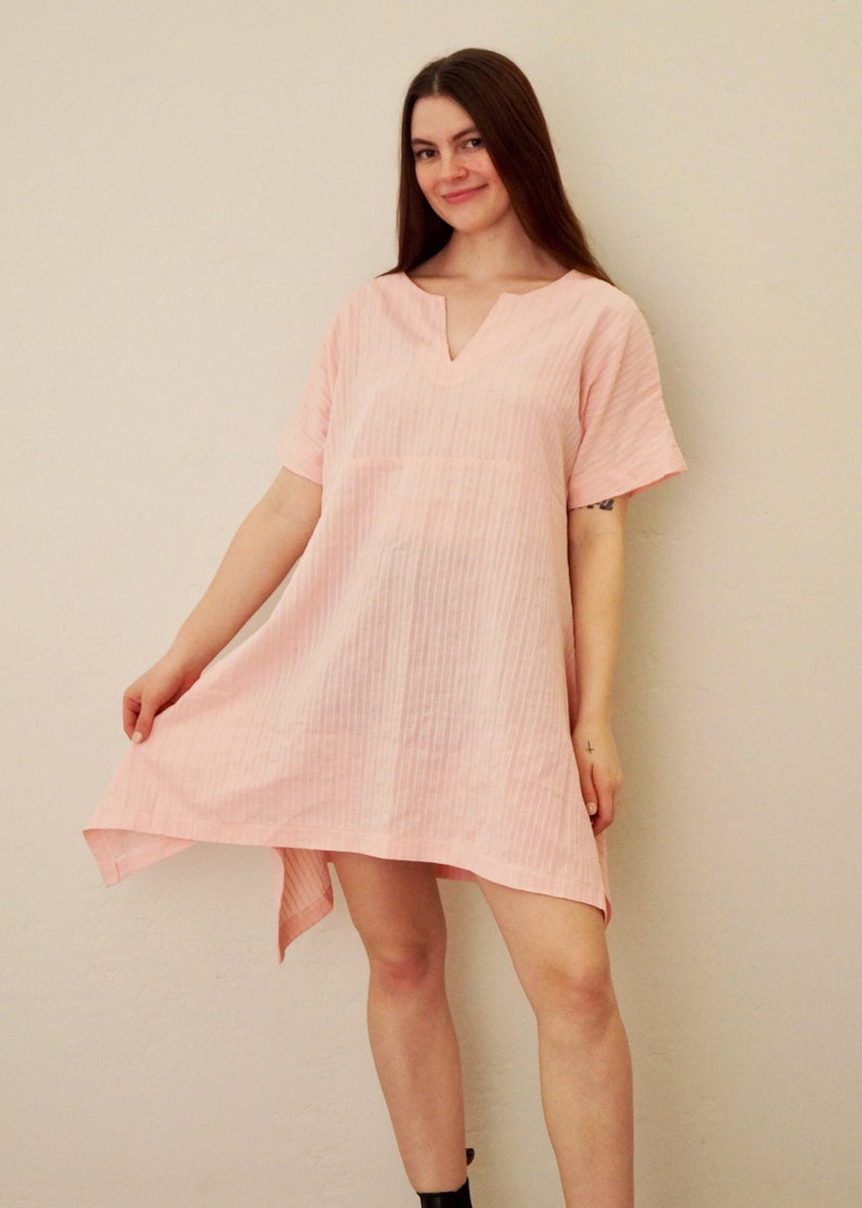 Hampton Tunic Sewing Pattern PDF Printable Sizes XS 3X Tunic Dress Dress Pattern image 3