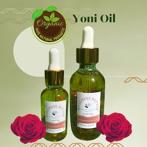 Yoni Oil For Vaginal Wellness With Calendula, Mugwort, Ginger, Rose Petals, And More Yoni Self Care All-Natural Feminine Care image 3