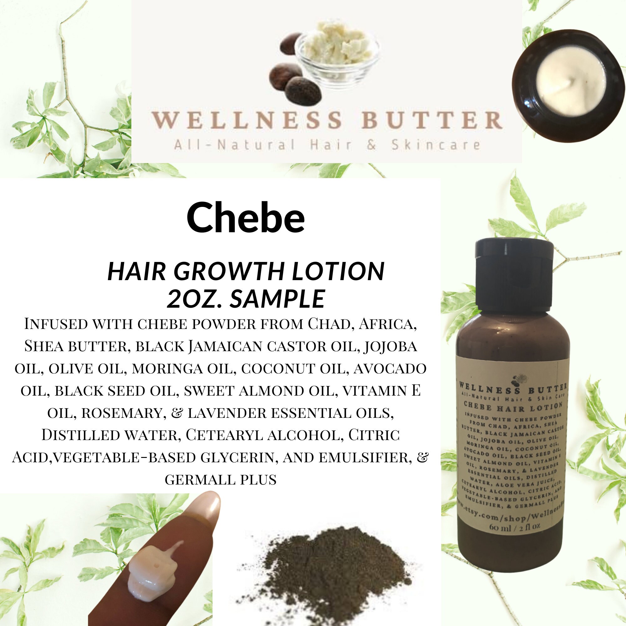 Chebe Hair Growth Lotion Protective Styling Hair Etsy