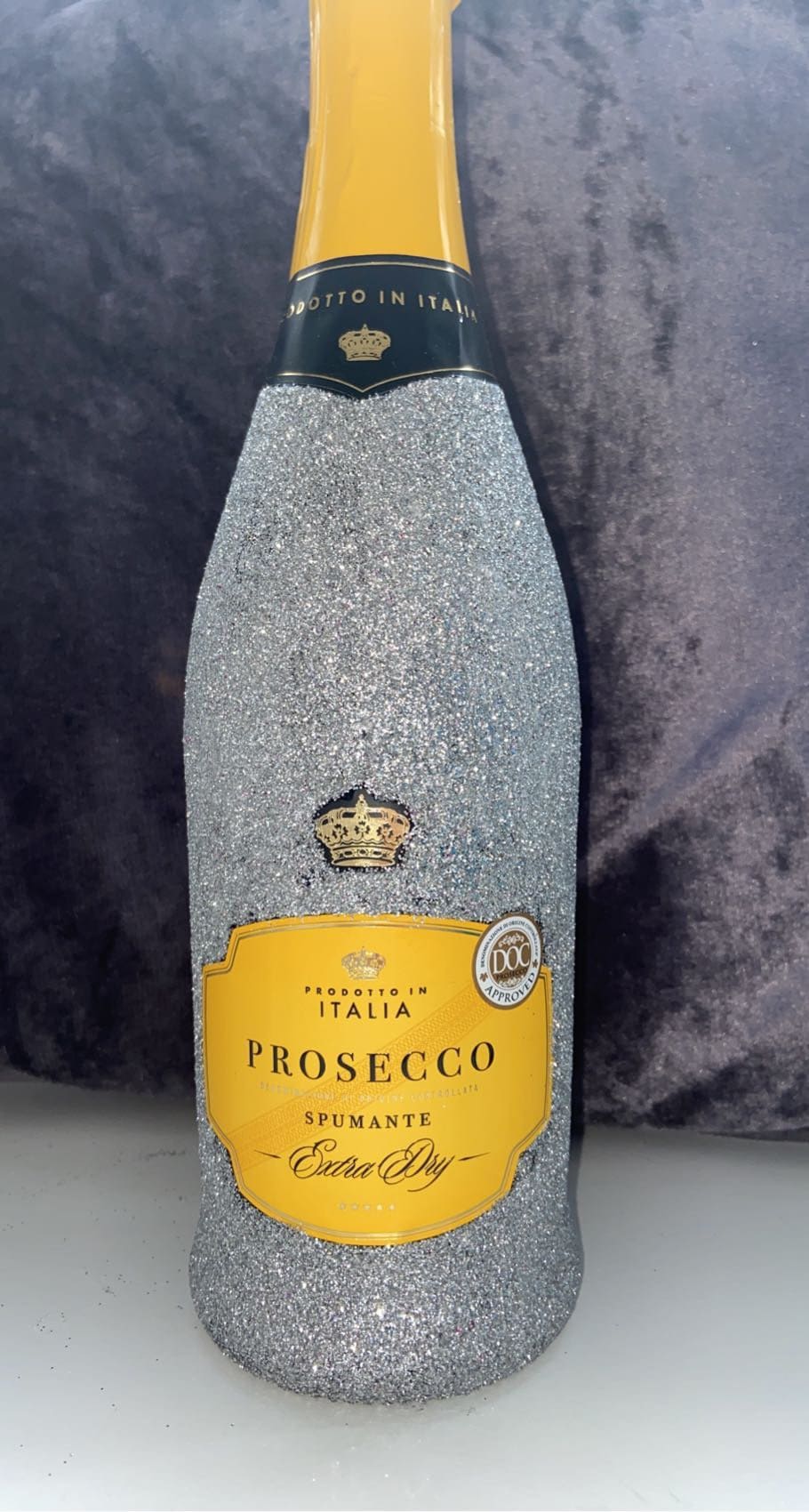 BOTTLE ONLY Glittered Prosecco bottle Etsy