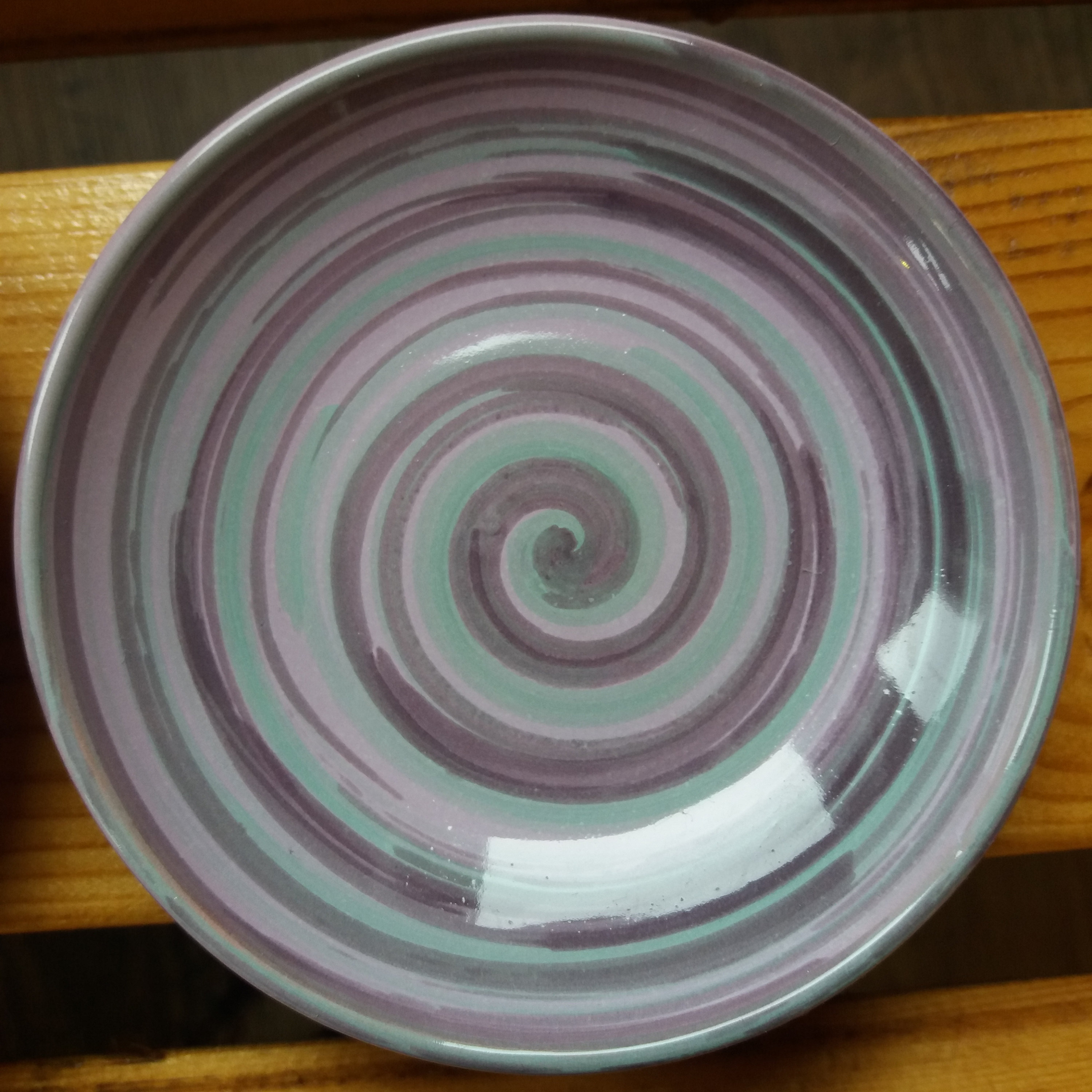 Set of 2 ceramic clay plates. Ceramic plates. Small ceramic Etsy