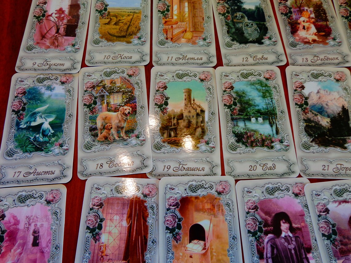 Divination cards. Tarot cards. The original tarot deck Etsy