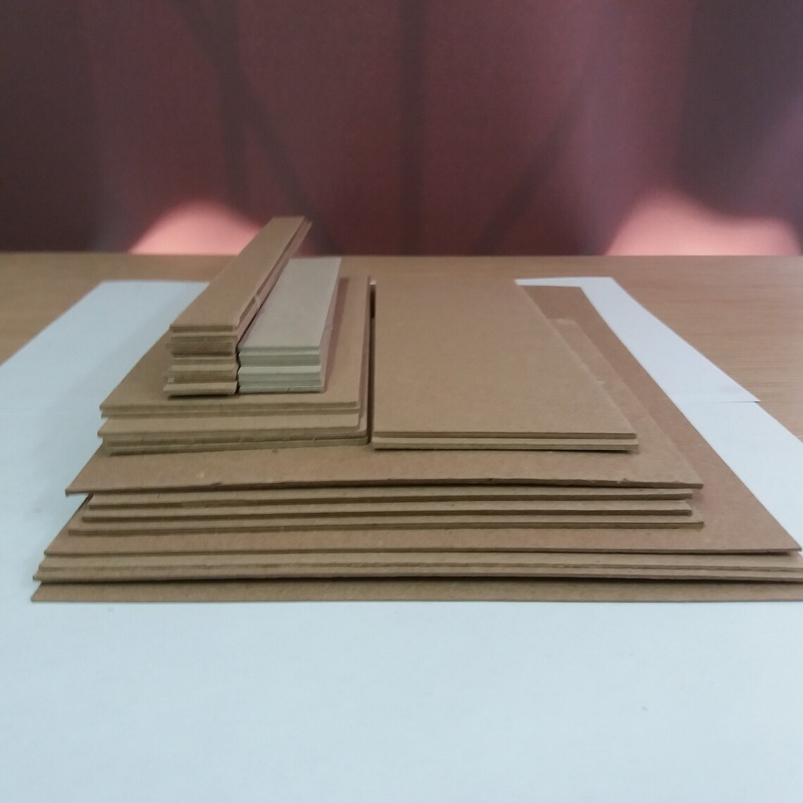 Cardboard / 1mm Grayboard Thick Recycled. Crafts binding art Etsy