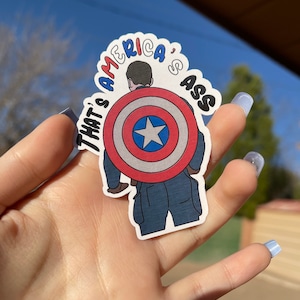 Adesivo "Quello è il culo dell'America" di Capitan America